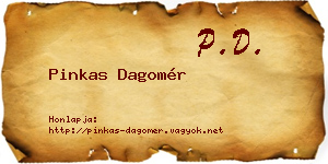 Pinkas Dagomér névjegykártya
