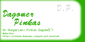 dagomer pinkas business card